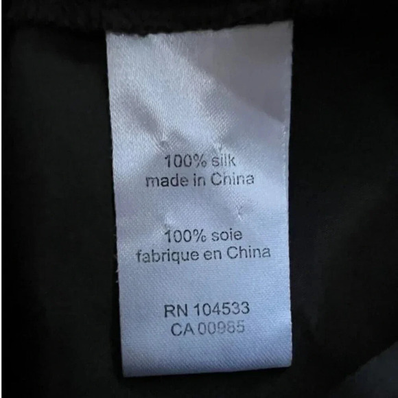 Nanette Lepore Silk Blouse‎ Embroidered Beaded V-neck Balloon Sleeves Size 2​​ - Picture 7 of 9